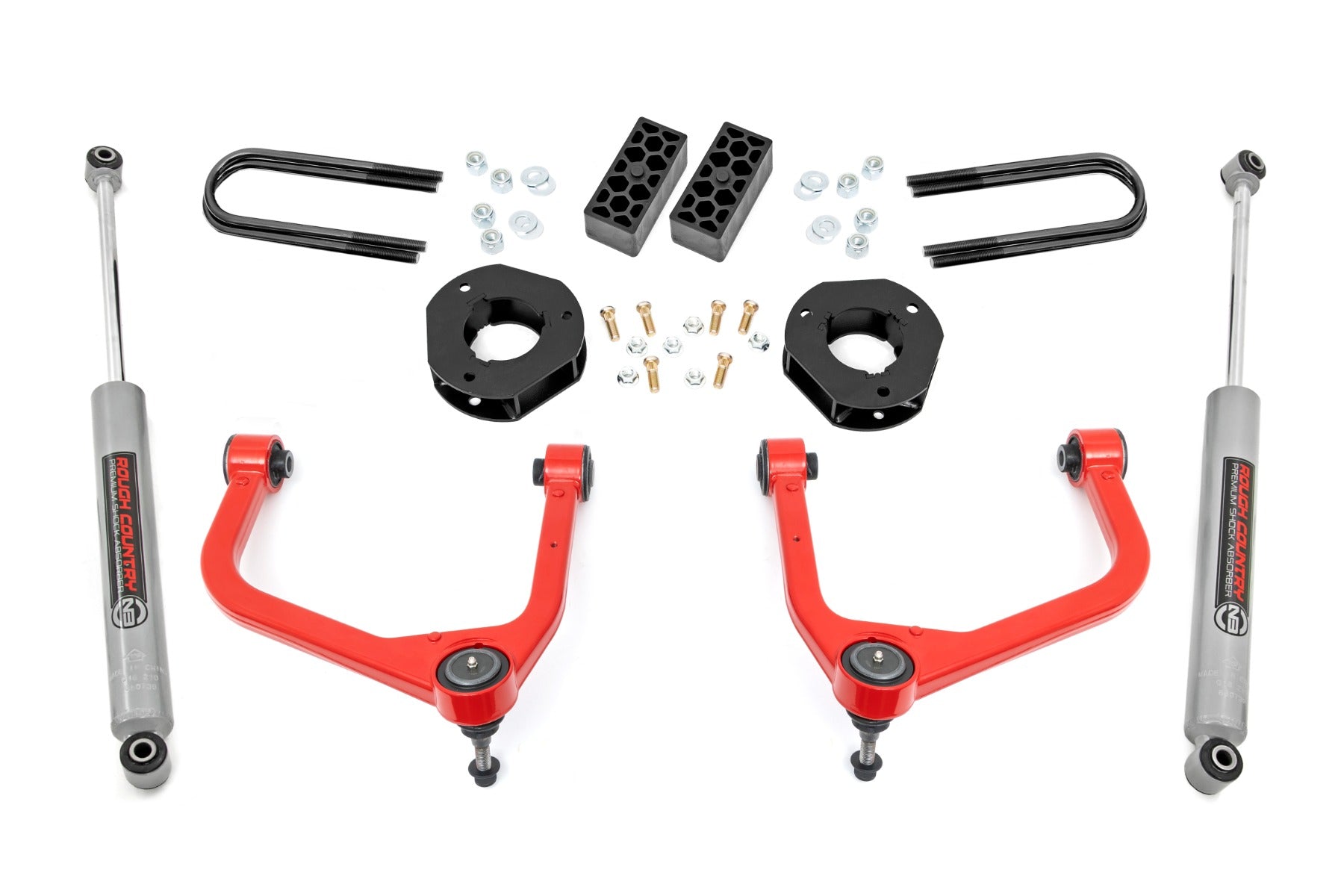 3.5 Inch Lift Kit | Rear Mono Leaf | Chevy Silverado 1500 2WD/4WD (2025)