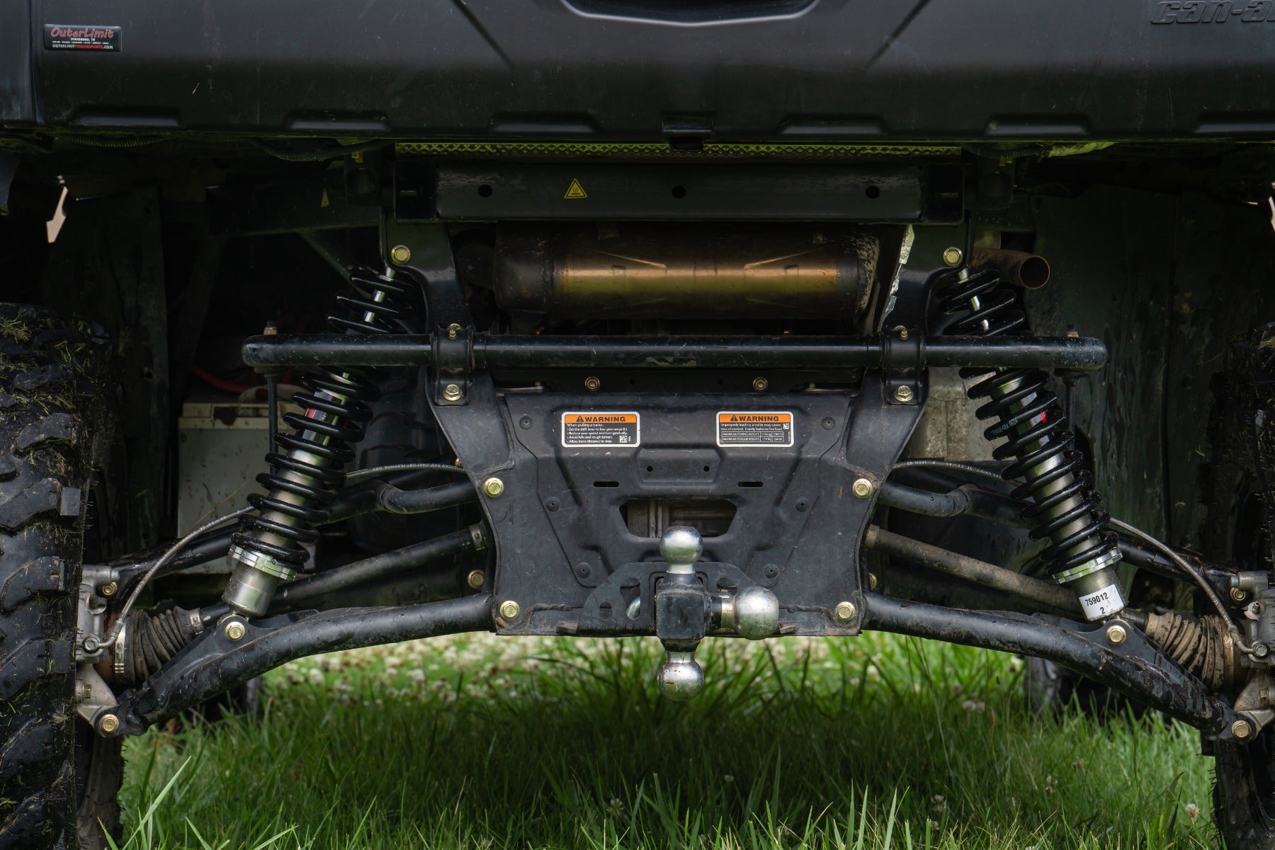 M1 Rear Coil Over Shocks | Ride Height Adjust | Can-Am Defender MAX HD10
