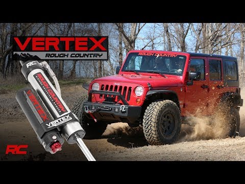 Vertex 2.5 Adjustable Rear Shocks | 3.5-4.5" | Jeep Wrangler JL (21-24)/Wrangler Unlimited (18-25) - Video