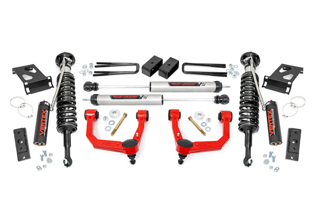 3.5 Inch Lift Kit | Red UCA | Vertex/V2 | Toyota Tacoma 2WD/4WD (2005-2023)