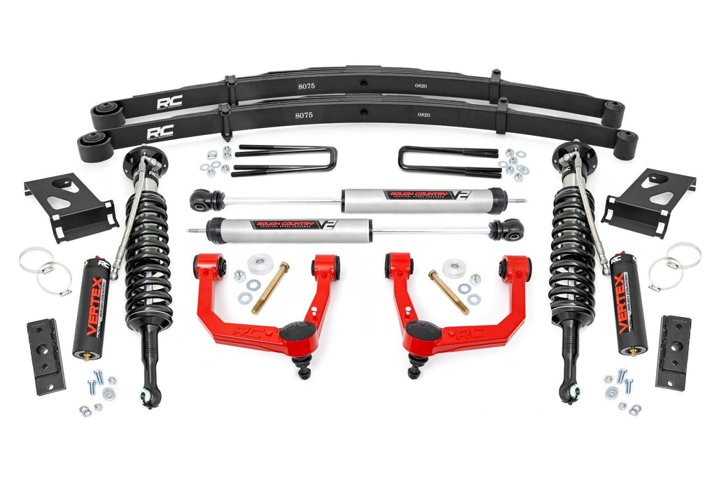 3.5 Inch Lift Kit | Red UCA | Vertex/V2 | Toyota Tacoma 2WD/4WD (2005-2023)