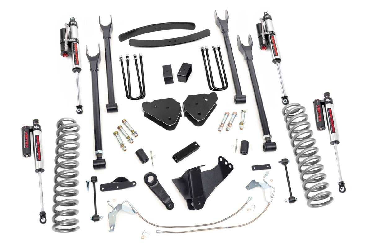 6 Inch Lift Kit | Gas | 4 Link | Vertex | Ford F-250/F-350 Super Duty (08-10)