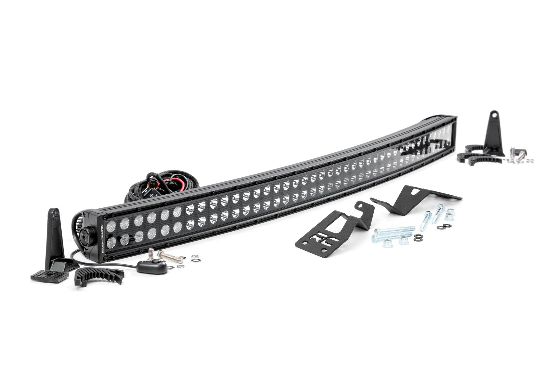 LED Light Kit | Front Mount | 40" Black Dual Row | White DRL | Can-Am Commander Max 1000 