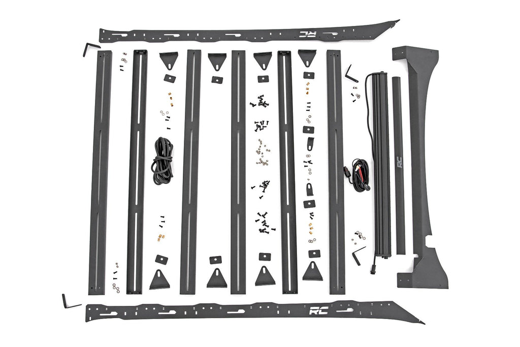 Roof Rack | FR 40 Inch Single Row BLK LED | Ford F-150 2WD/4WD (2015-2018)