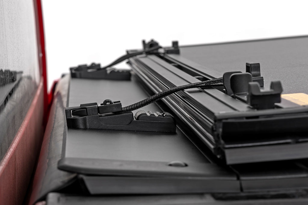 Hard Tri-Fold Flip Up Bed Cover | 6'7" Bed | Chevy/GMC Sierra/Silverado 1500 (19-25) 