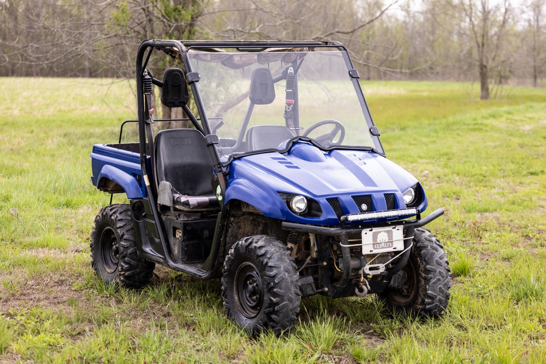 Full Windshield | Scratch Resistant | Yamaha Rhino 450/Rhino 660 