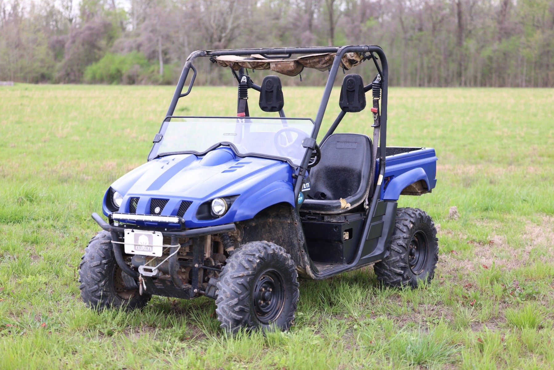 Half Windshield | Scratch Resistant | Yamaha Rhino 450/Rhino 660 