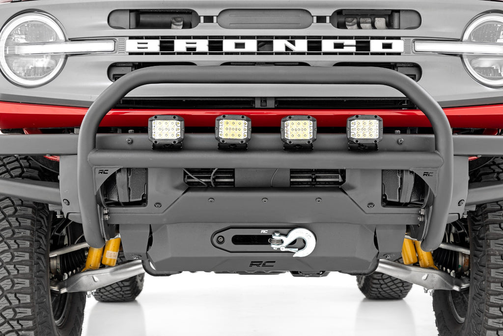 Nudge Bar | 20 Inch Chrome Single Row LED | OE Modular Steel | Ford Bronco (21-25)