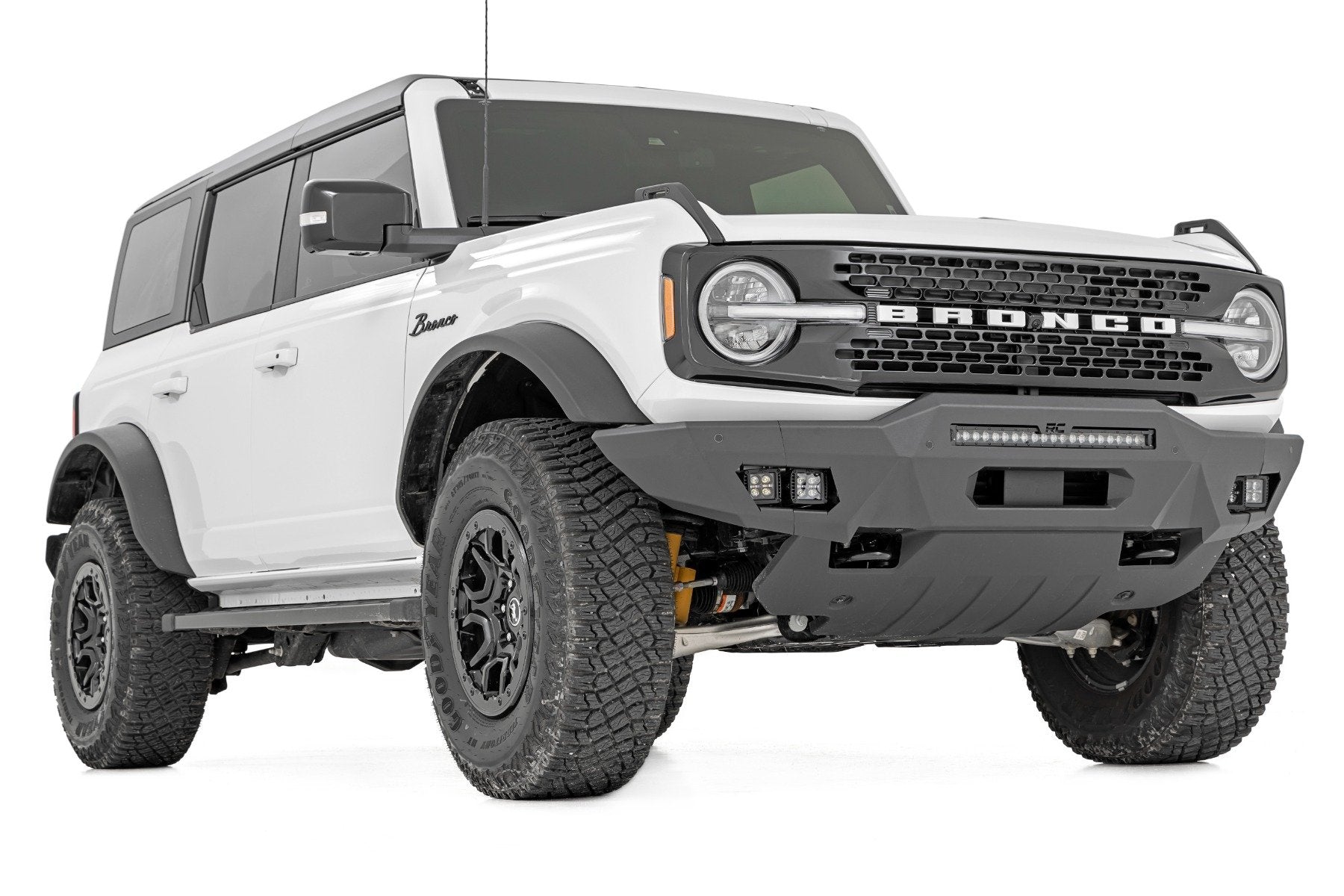 Front Bumper | Modular | Full Wings | Flood | Fog | Ford Bronco 4WD (21-25)