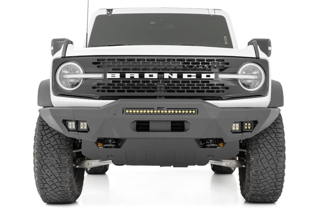 Front Bumper | Modular | Full Wings | Flood | Fog | Ford Bronco 4WD (21-25)