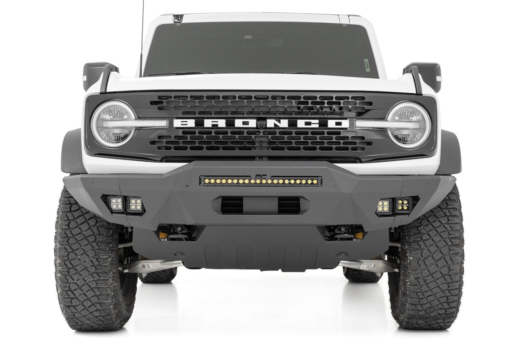 Front Bumper | Modular | Full Wings | Flood | Fog | Ford Bronco 4WD (21-25)