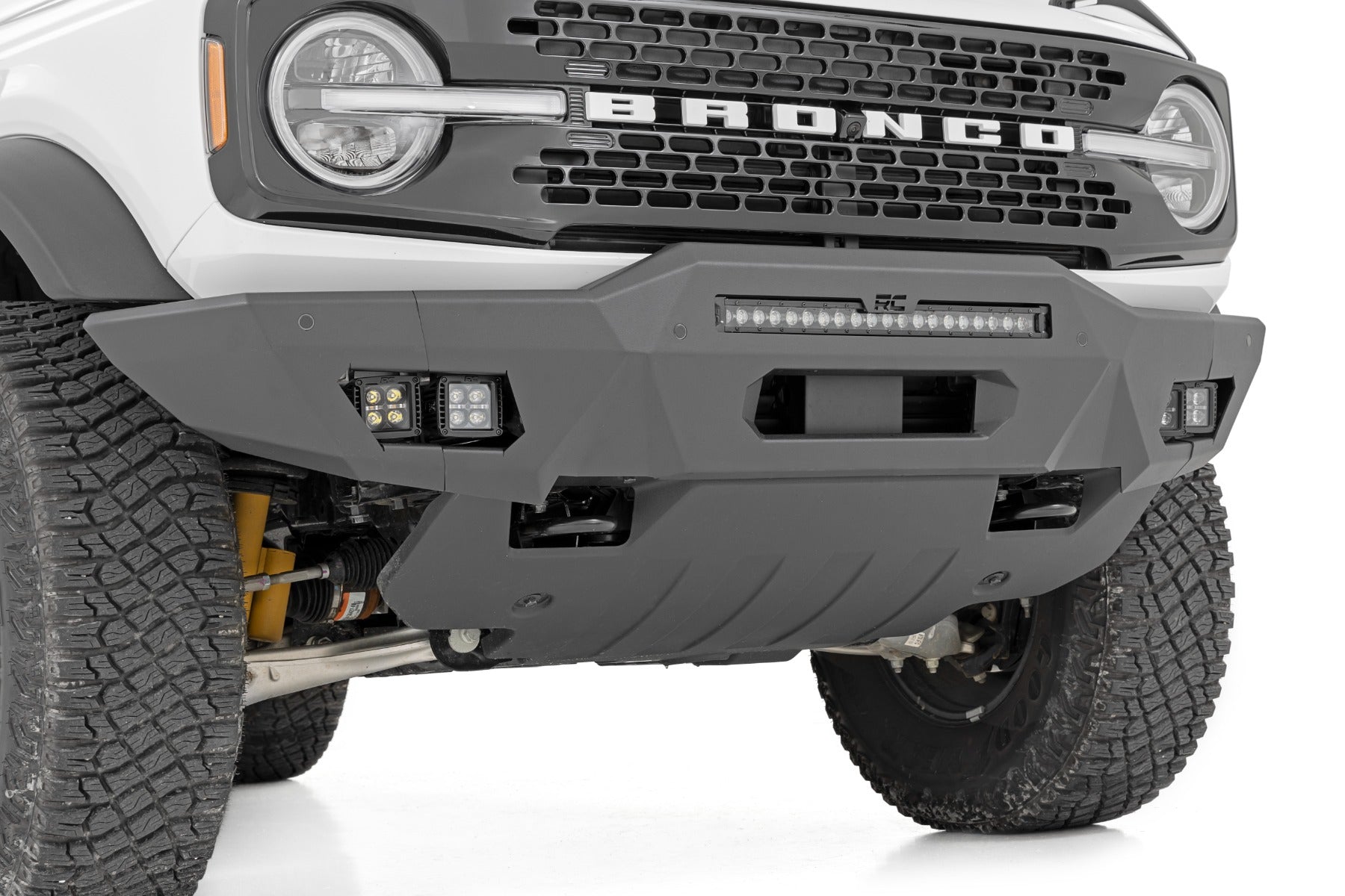 Front Bumper | Modular | Full Wings | DRL | Ford Bronco 4WD (2021-2025)
