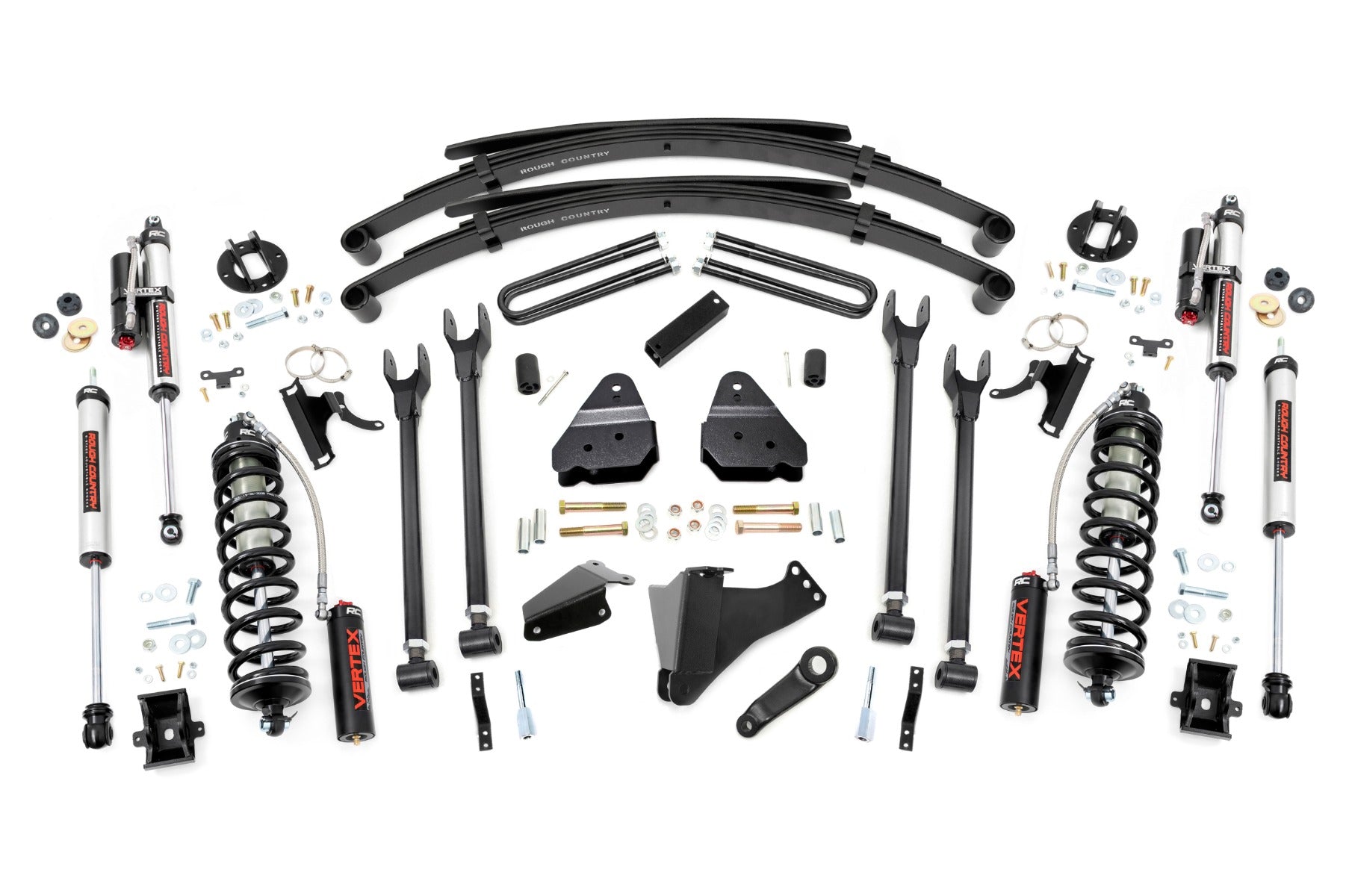 6 Inch Lift Kit | Gas | 4 Link | RR Spring | C/O Vertex | Ford F-250/F-350 Super Duty (05-07)