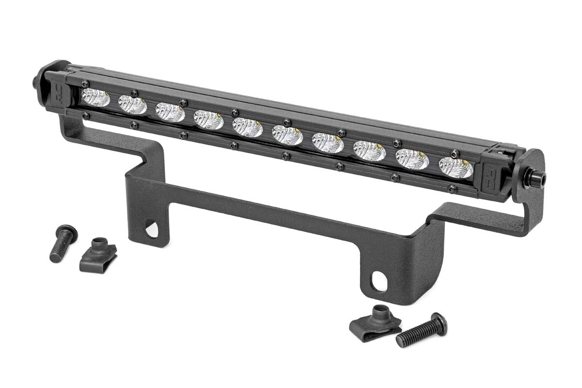 LED Light Kit | Bumper Mount | 10" Black Slimline | Honda Pioneer 1000 