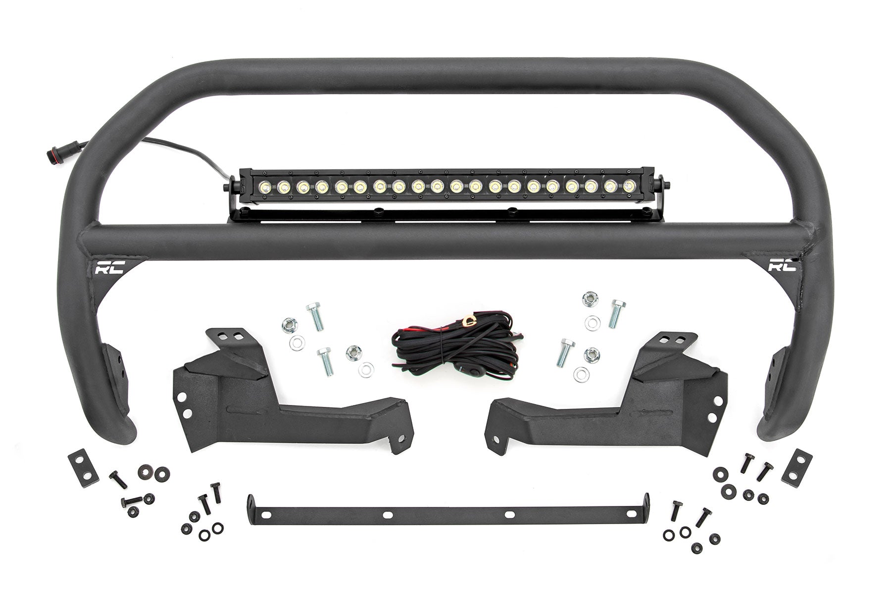 Nudge Bar | 20 Inch BLK DRL Single Row LED | Ford Bronco Sport 4WD (21-25)
