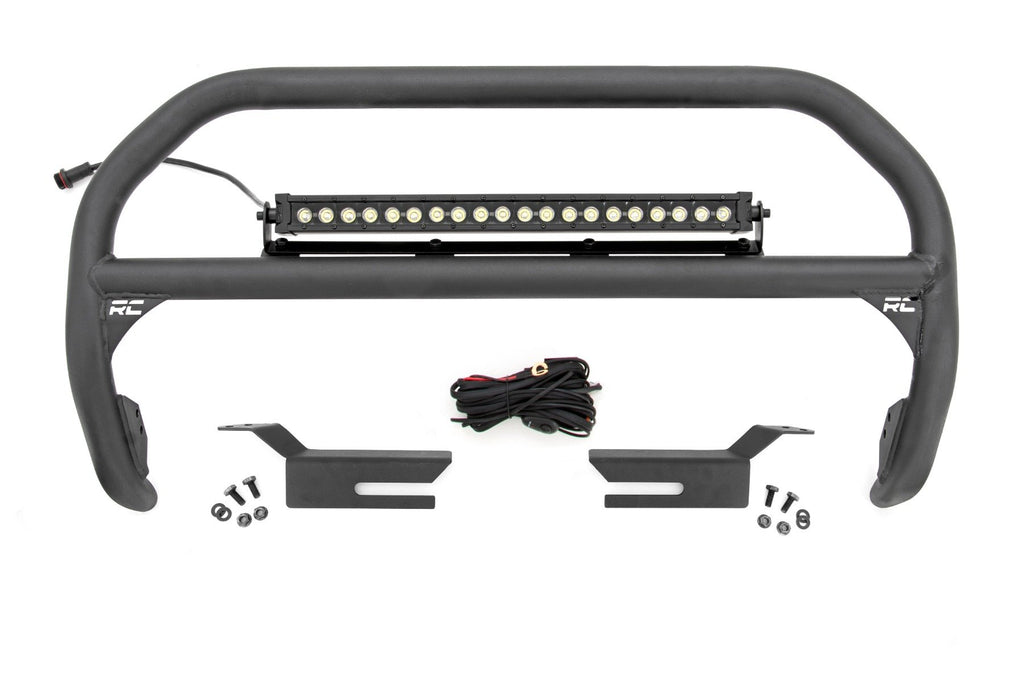 Nudge Bar | 20 Inch BLK DRL Single Row LED | Ford Bronco 4WD (2021-2025)