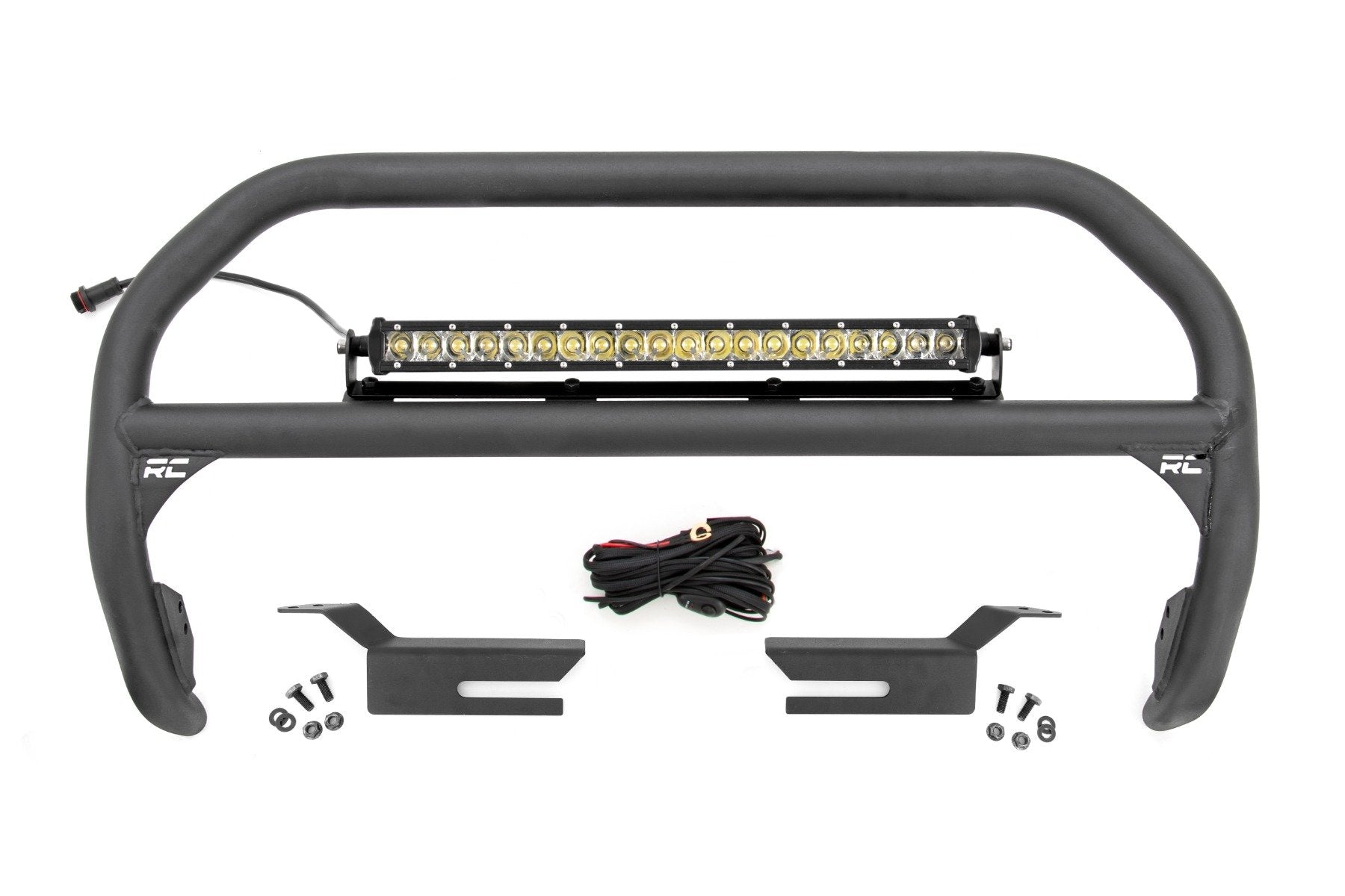 Nudge Bar | 20 Inch Chrome Single Row LED | Ford Bronco 4WD (2021-2025)