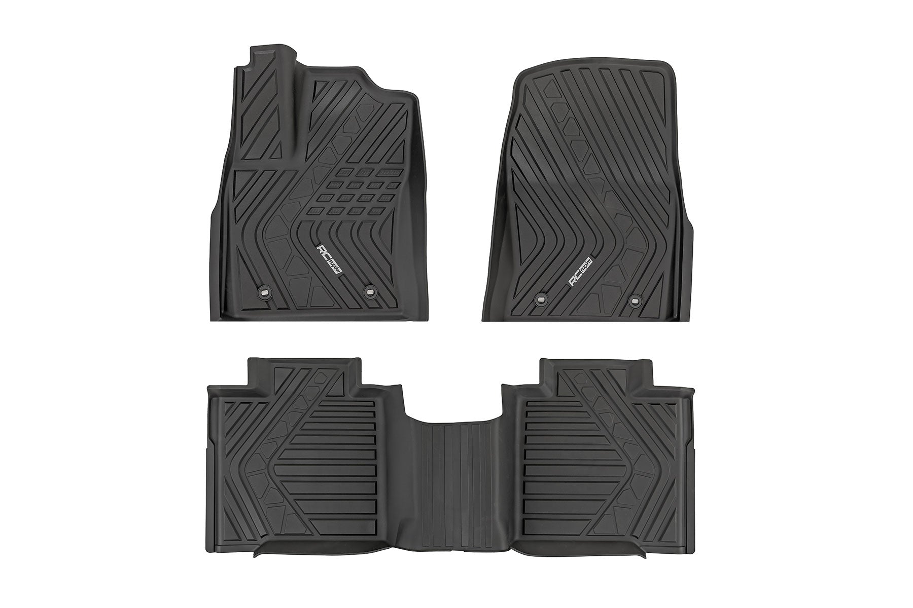 Flex-Fit Floor Mats | FR & RR | CrewMax | Toyota Tundra 2WD/4WD (2022-2025)