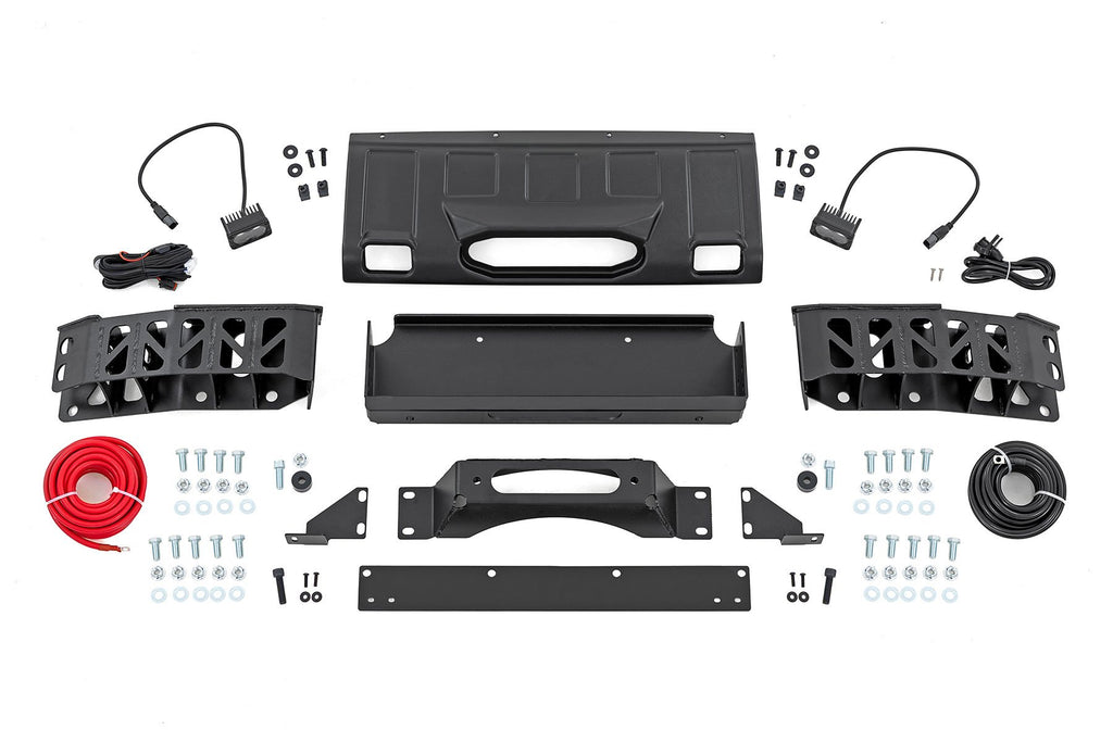 Hidden Winch Mount | White SAE | Fog | Toyota Land Cruiser 4WD (2024-2025)