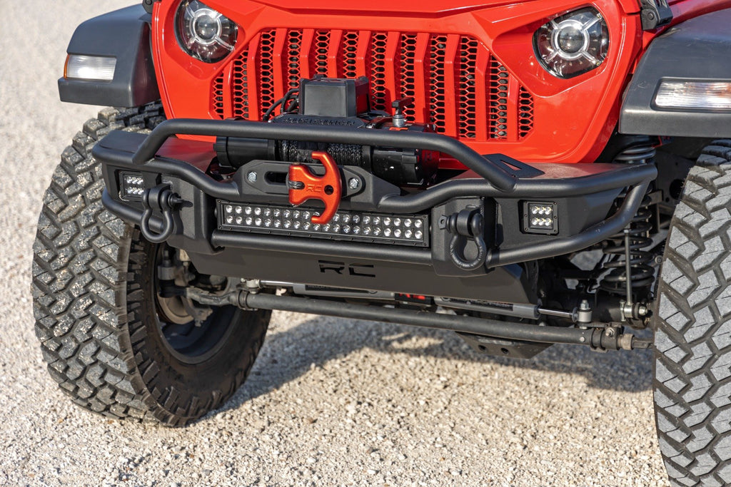 Front Winch Bumper | Tubular | Skid Plate | Jeep Gladiator JT/Wrangler JK & JL/Wrangler Unlimited 
