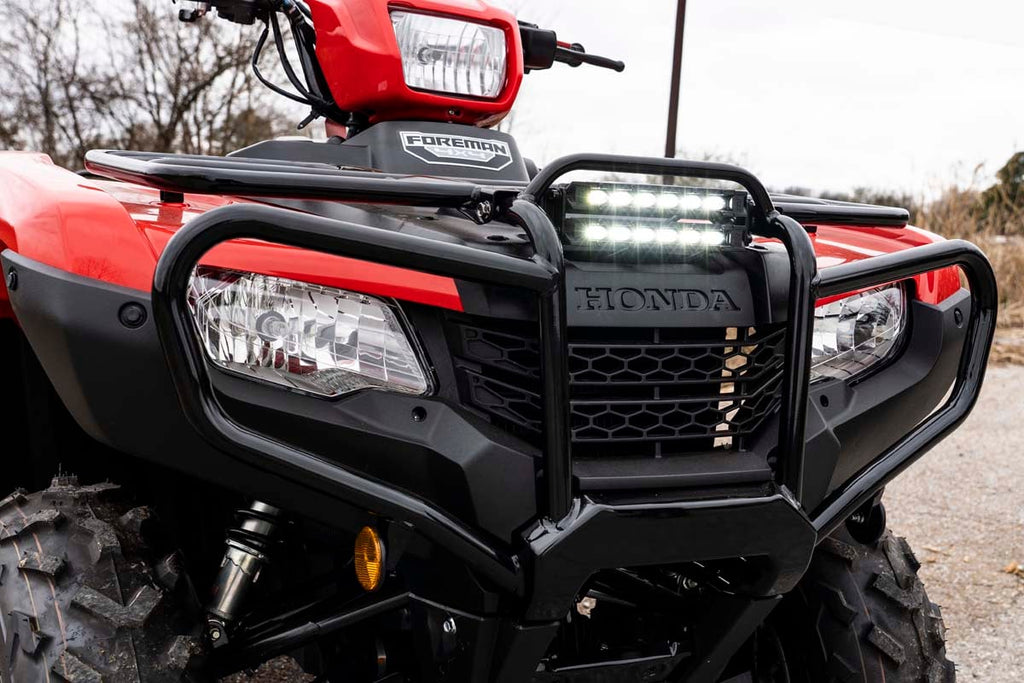 LED Light Kit | Bumper Mount | 6" Black Slimline Pair | Honda Foreman 500 