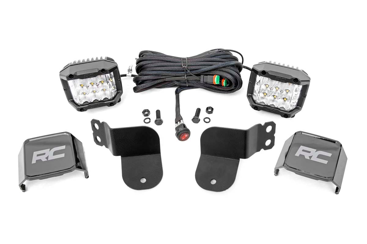 LED Light Kit | Cage Mount | 3" OSRAM | Wide Angle | Polaris General XP 4 1000 