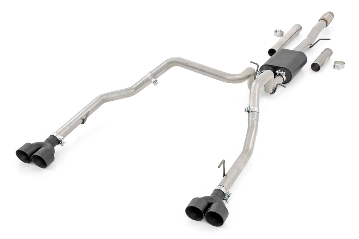 Performance Exhuast | Stainless | Crew/Dbl | RR Exit | Chevy/GMC Sierra/Silverado 1500 (19-25) 