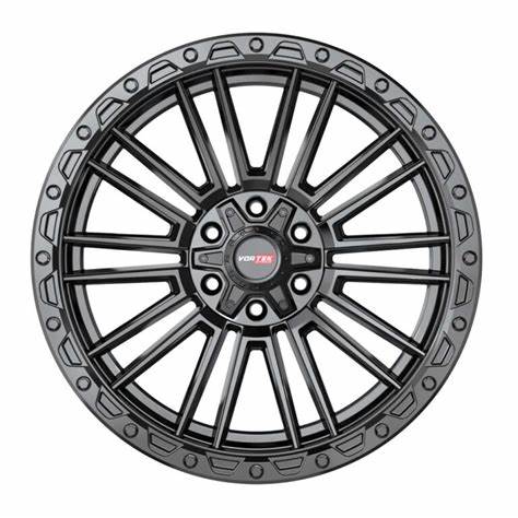 604221043-18SB Vortek VRT-604 22x10 5-127 5-139.7 -18 Cb 78.1 Satin Black