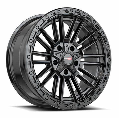 604221043-18SB Vortek VRT-604 22x10 5-127 5-139.7 -18 Cb 78.1 Satin Black
