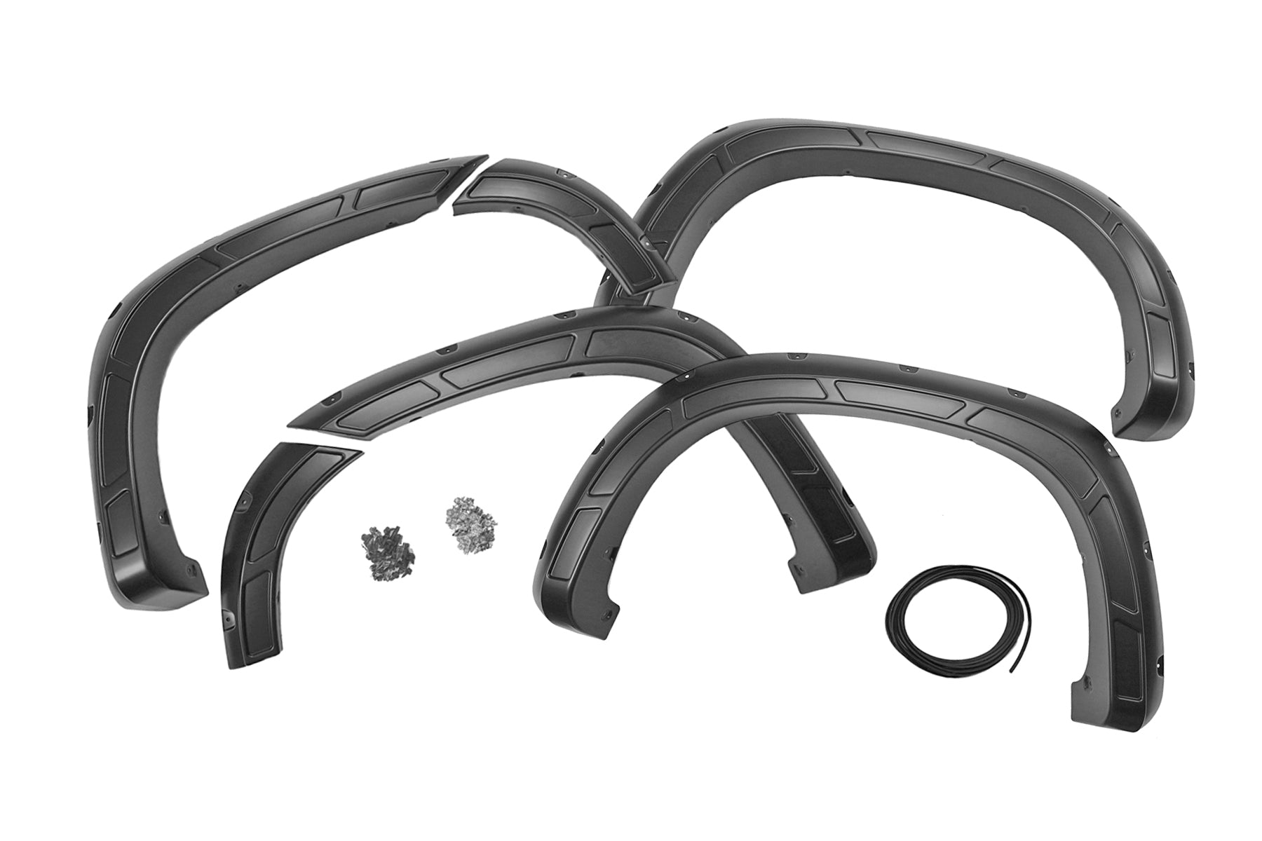 Fender Flares | Defender | GAN Silver Ice Metallic | Chevy Silverado 1500 (19-25)