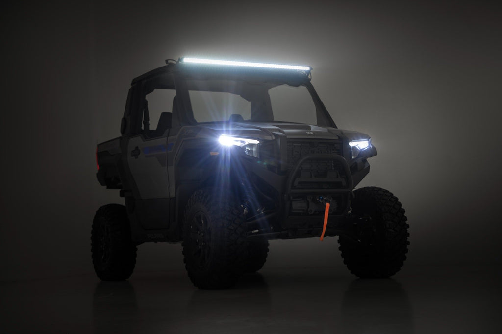 50" Single Row Light Mount | Front | Black Series | Polaris XPEDITION ADV 5 