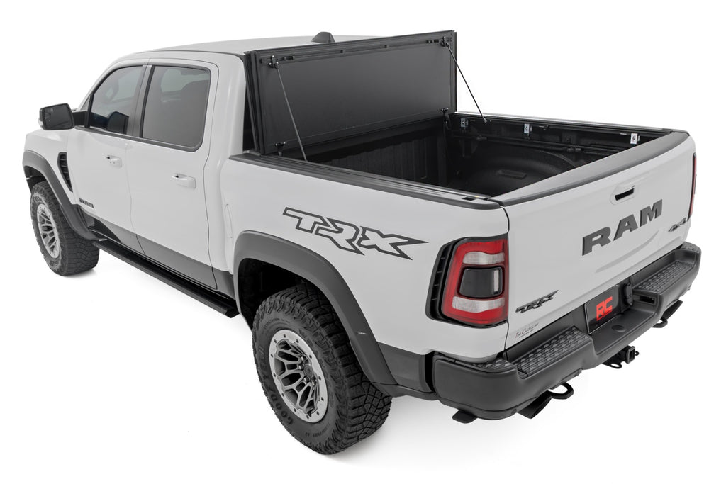 Hard Tri-Fold Flip Up Fold Bed Cover | 5'7" Bed | Ram 1500 (19-25)/1500 TRX (21-24) 