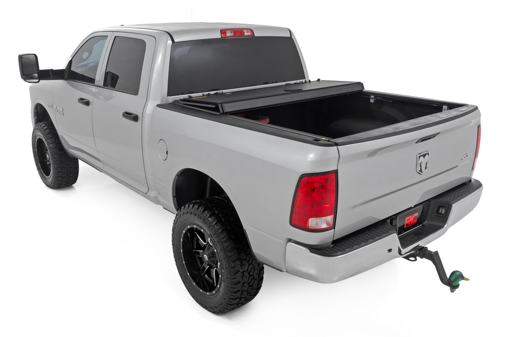 Hard Tri-Fold Flip Up Bed Cover | 5'7" Bed | Ram 1500 2WD/4WD (2010-2018 & Classic)