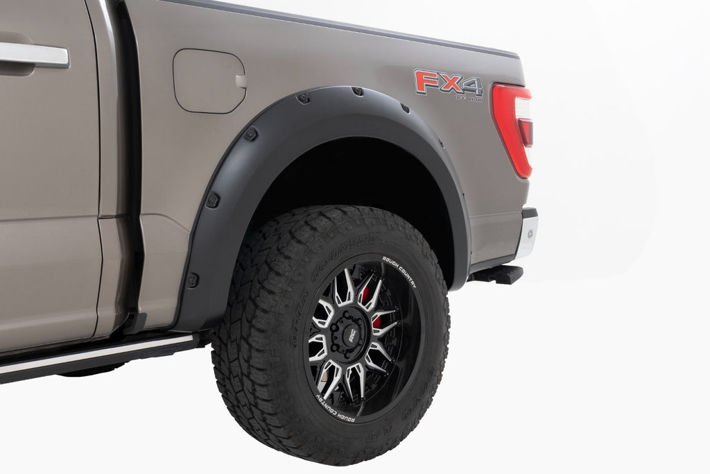 Pocket Fender Flares | D1 Stone Gray | Ford F-150 2WD/4WD (2021-2025)