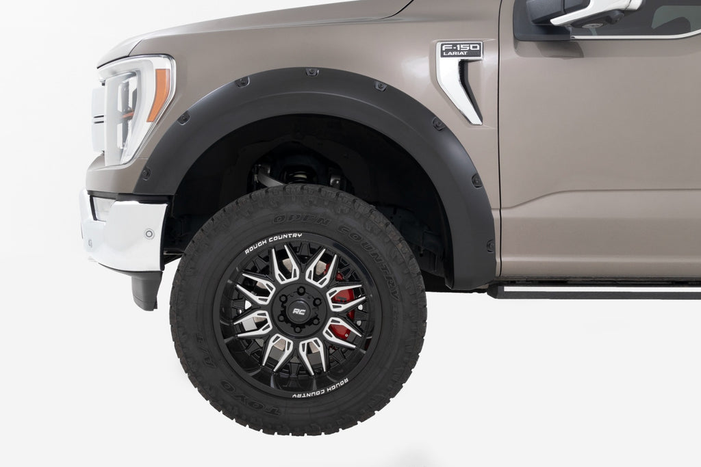 Pocket Fender Flares | D1 Stone Gray | Ford F-150 2WD/4WD (2021-2025)