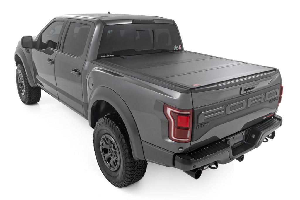 Hard Tri-Fold Flip Up Bed Cover | 5'7" Bed | Ford F-150 (21-25)/F-150 Lightning (22-25) 