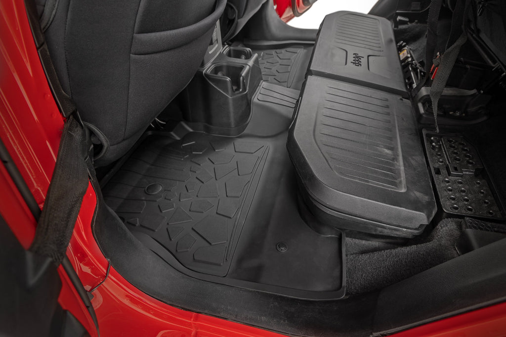 Flex-Fit Floor Mats | FR & RR | RR Lockable | Jeep Gladiator JT 4WD (20-25)