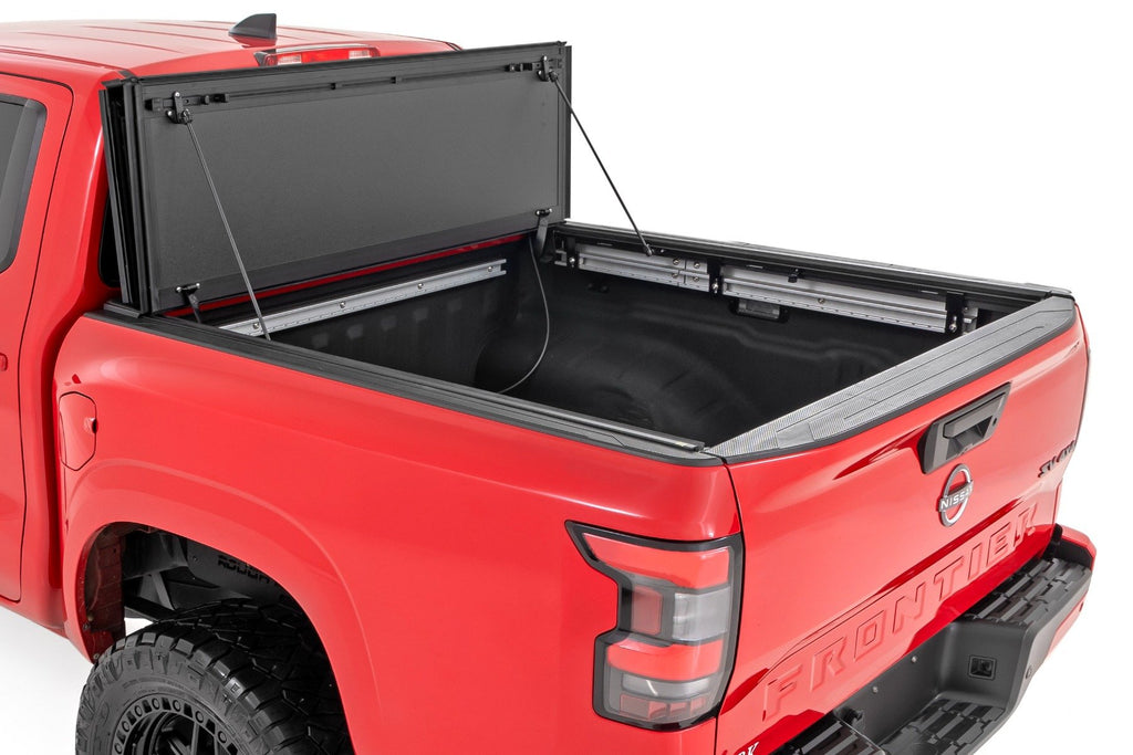 Hard Tri-Fold Flip Up Bed Cover | 5' Bed | Nissan Frontier 2WD/4WD (22-25)