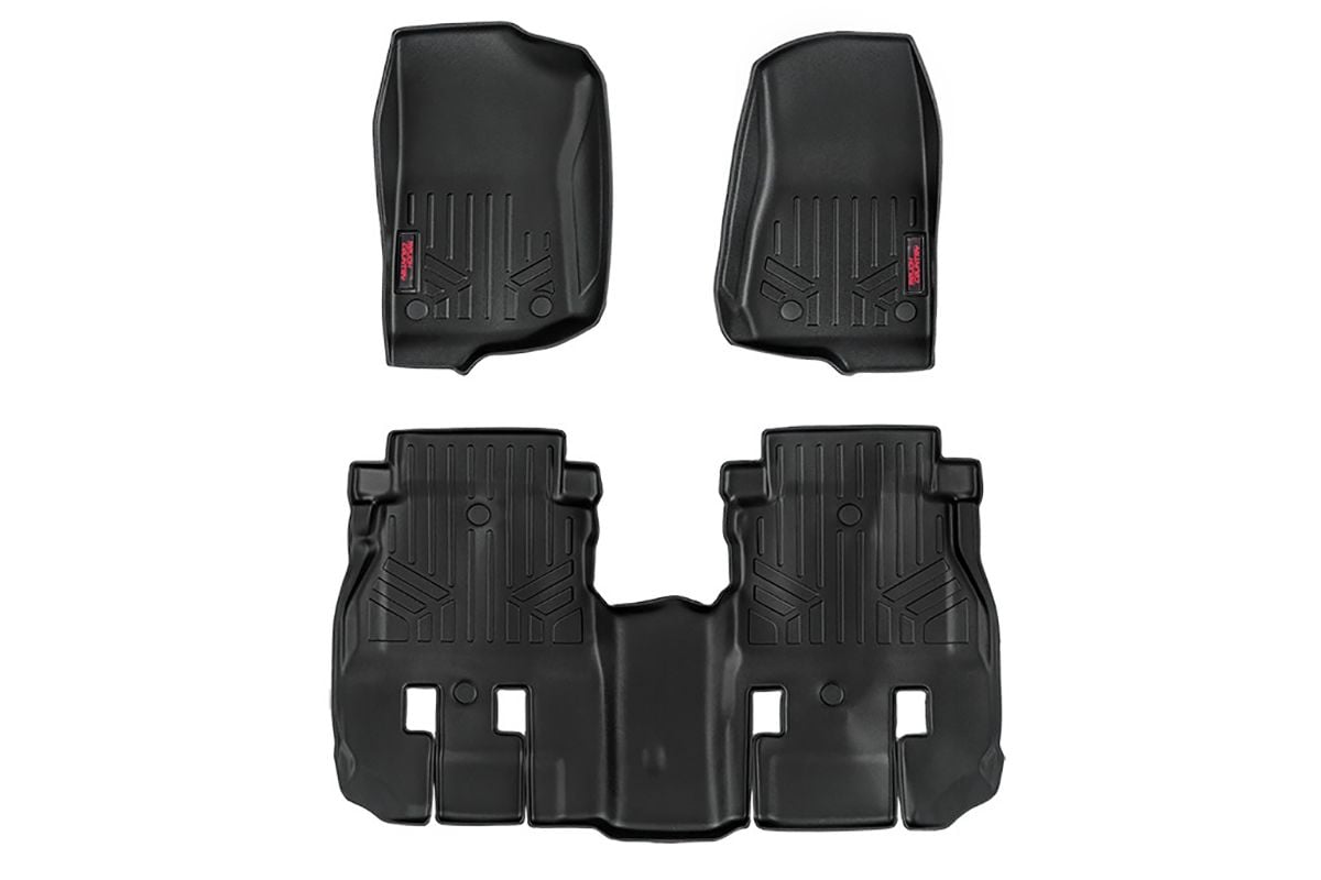 Floor Mats | FR & RR | 4 Door | Jeep Wrangler Unlimited 4WD (2018-2025)