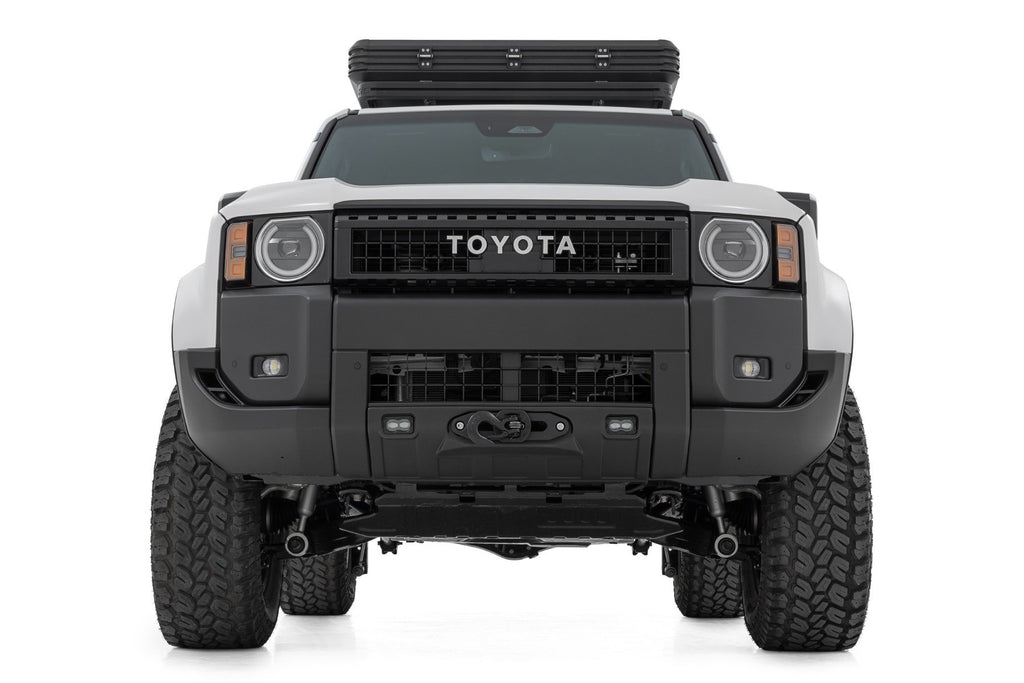 Hidden Winch Mount | White SAE | Fog | Toyota Land Cruiser 4WD (2024-2025)