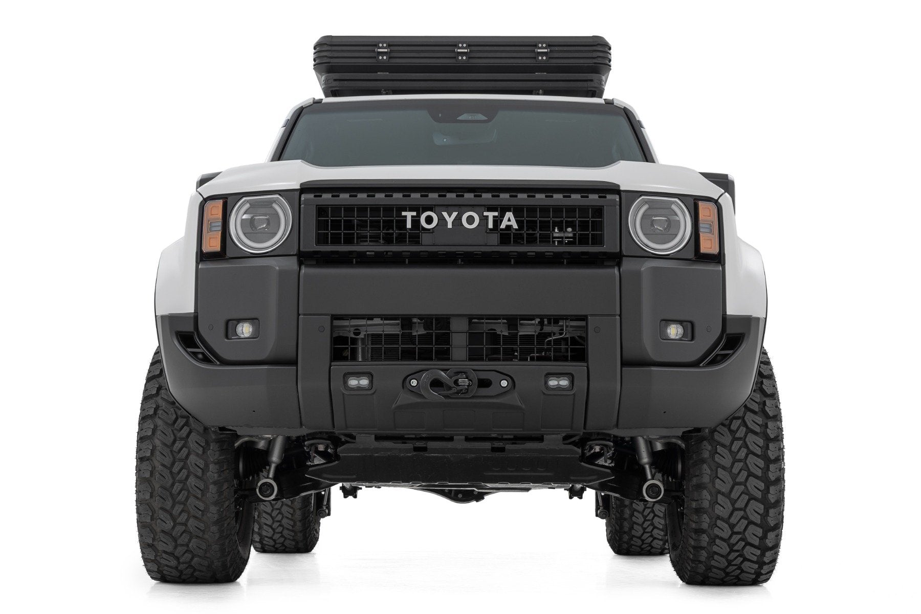 Hidden Winch Mount | White SAE | Fog | Toyota Land Cruiser 4WD (2024-2025)