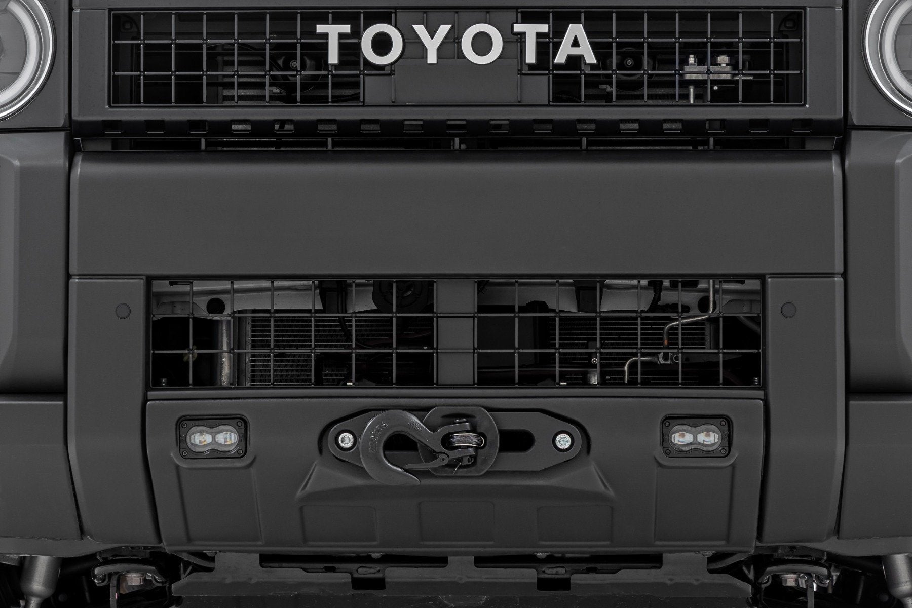 Hidden Winch Mount | White SAE | Fog | Toyota Land Cruiser 4WD (2024-2025)