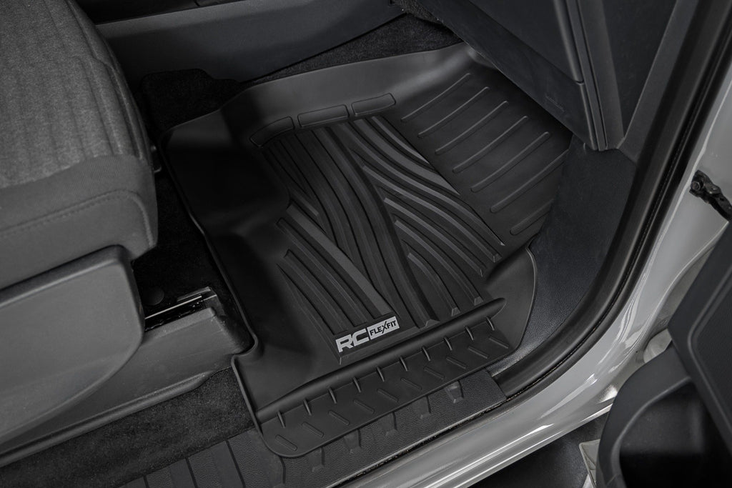 Flex-Fit Floor Mats | FR & RR | Ford F-150 (15-25)/F-150 Lightning (22-25)/Raptor (17-25) 