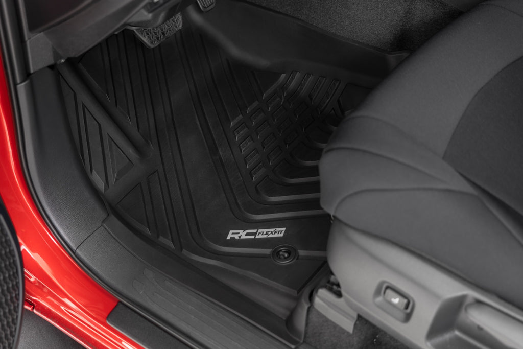 Flex Fit Floor Mats | Front & Rear | Crew | Toyota Tacoma 2WD/4WD (2024-2025)