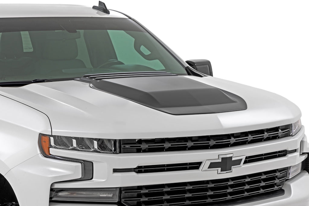 Hood Scoop | GAN Silver Ice Metallic | Chevy Silverado 1500 2WD/4WD (2019-2025 & Classic)