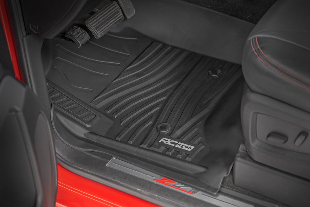 Flex-Fit Floor Mats | FR & RR | FR Bucket | Crew | Chevy/GMC 1500/2500HD/3500HD 2WD/4WD