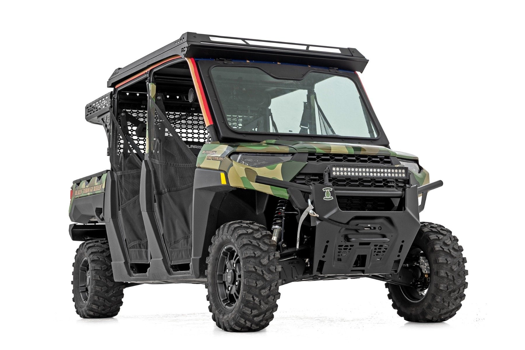 Electric Tilt Windshield | Glass | Formed Frame | Polaris Ranger XP 1000 