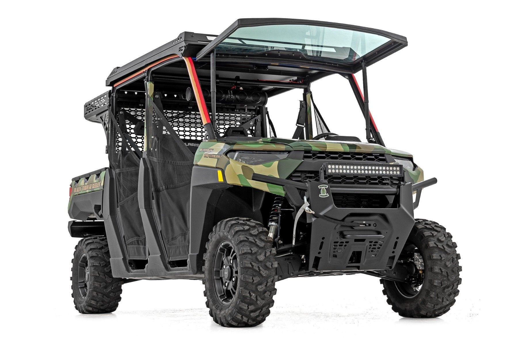 Electric Tilt Windshield | Glass | Formed Frame | Polaris Ranger XP 1000 