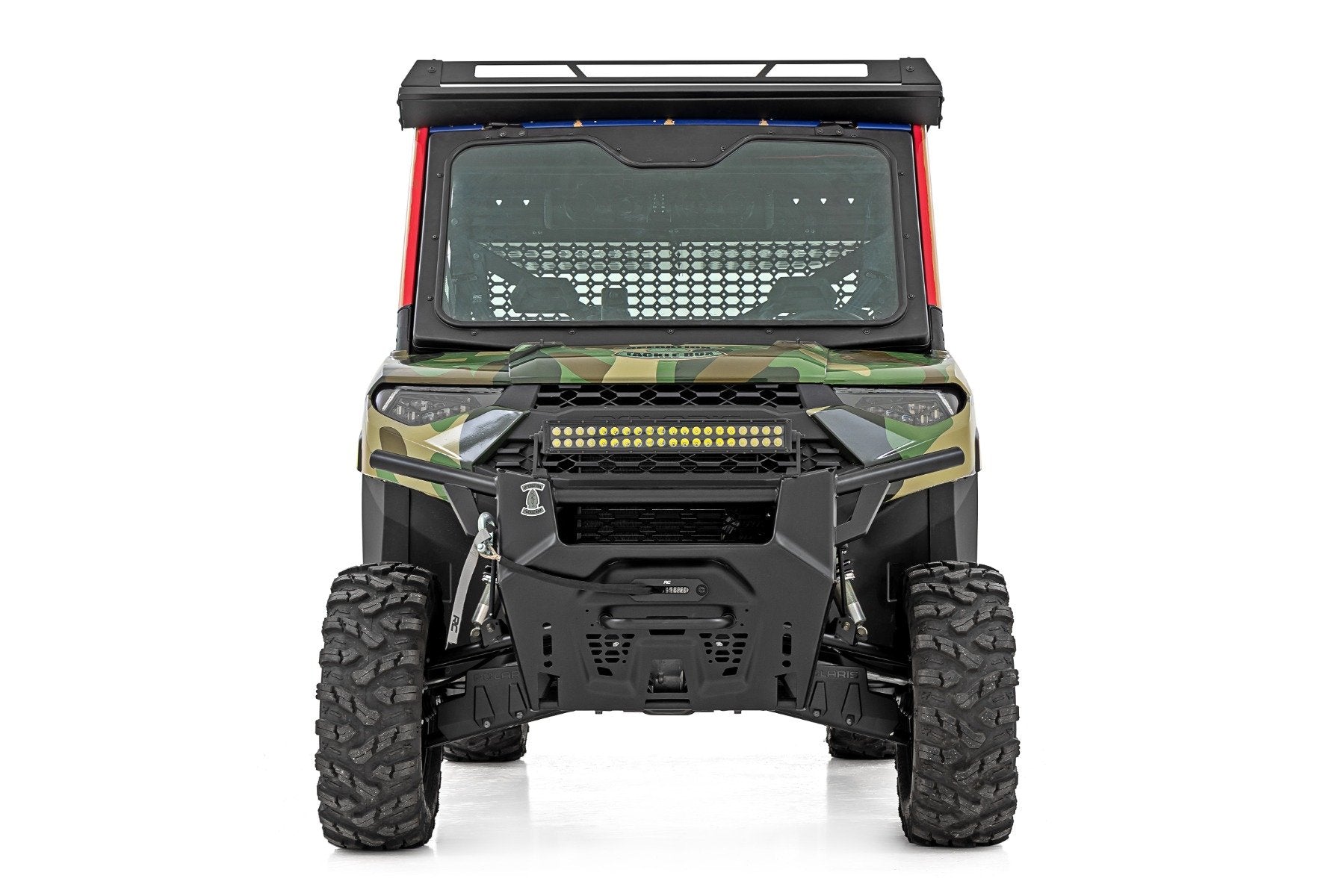 Electric Tilt Windshield | Glass | Formed Frame | Polaris Ranger XP 1000 