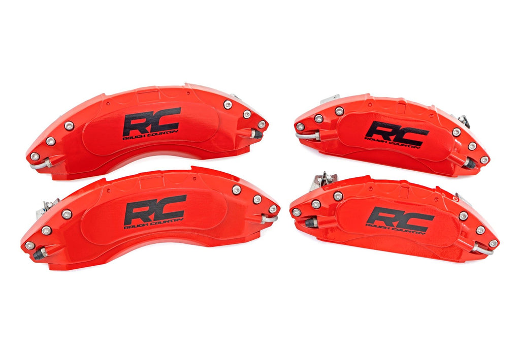 Caliper Covers | Front and Rear | Red | Chevy/GMC Sierra/Silverado 1500 (19-25) 